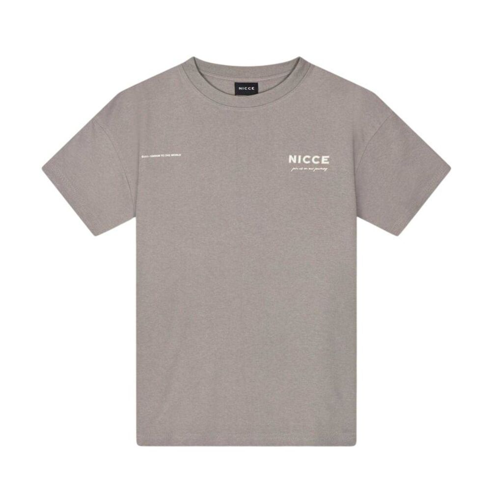 Nicce Mens Crew Neck Oversized T-Shirt / Gray